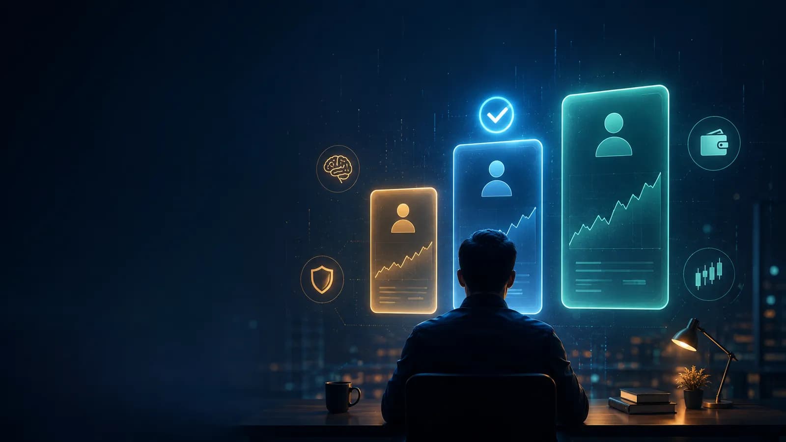 A trader comparing different funded-account sizes to pick the right one based on experience and risk management.